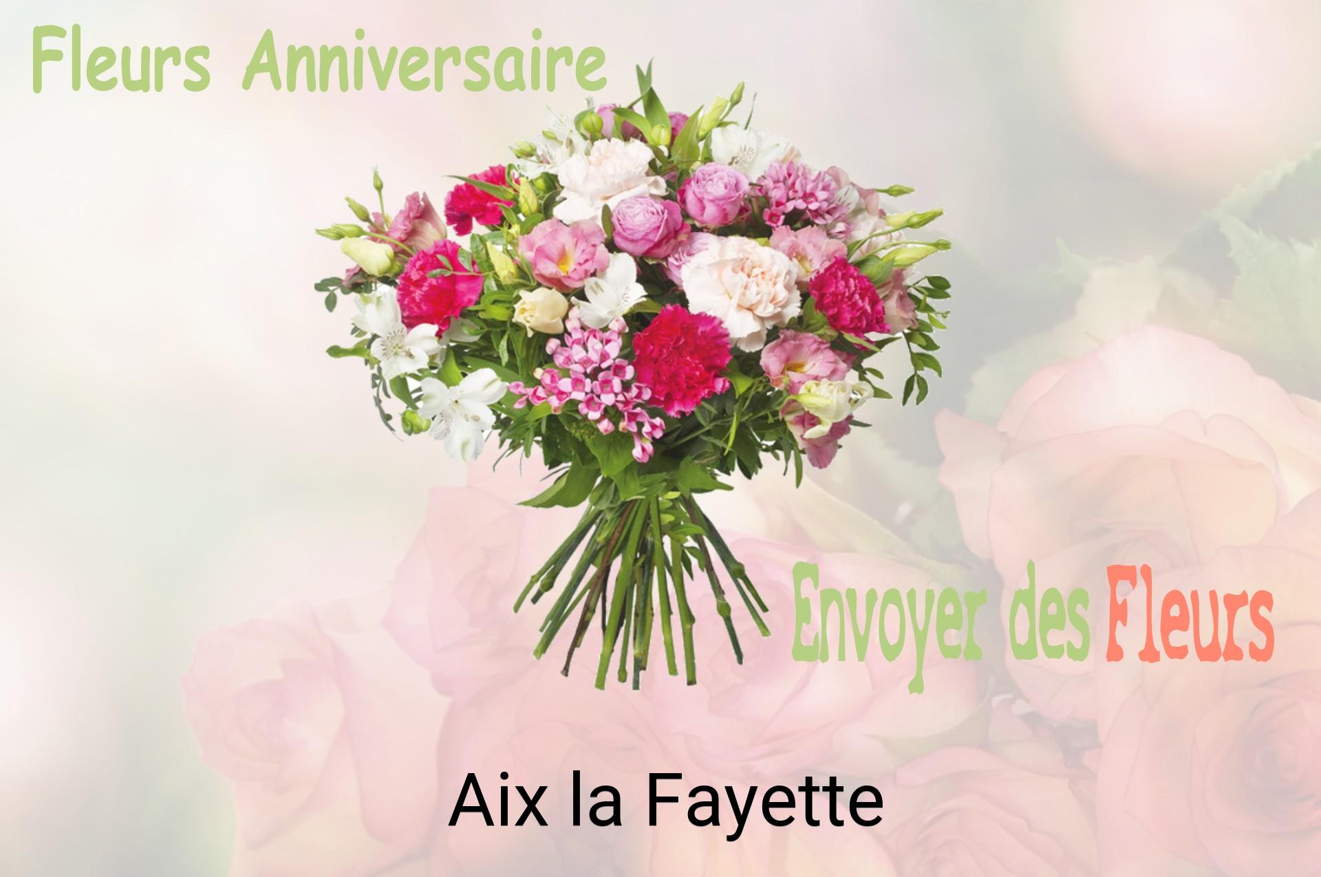 Bouquet de fleurs d’anniversaire livré à Aix-la-Fayette