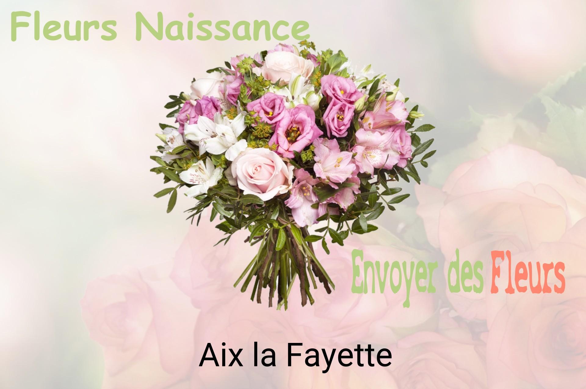 Bouquet de fleurs de naissance livré à Aix-la-Fayette