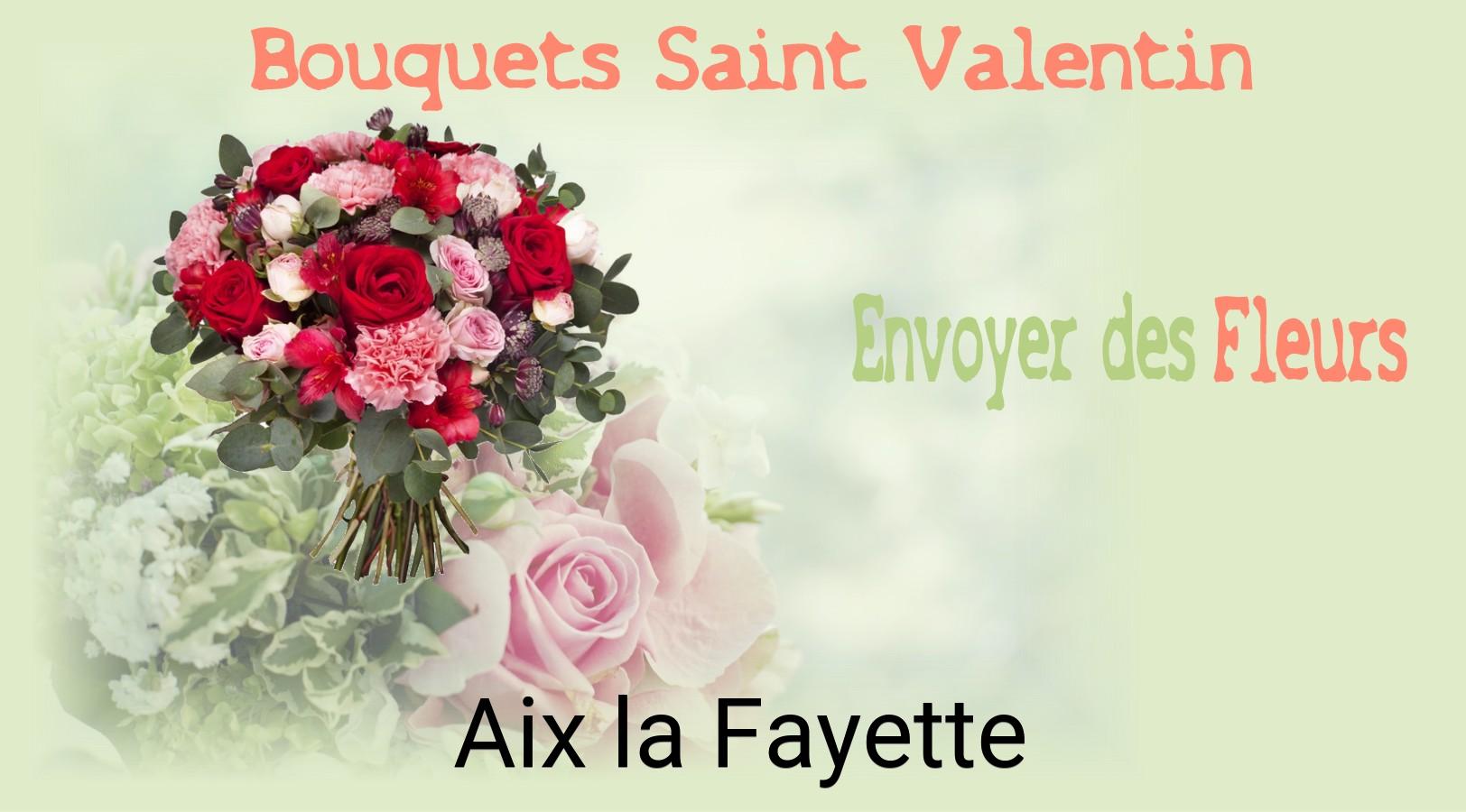 Roses de Saint-Valentin livrées à Aix-la-Fayette